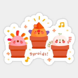 Gyroids Sticker